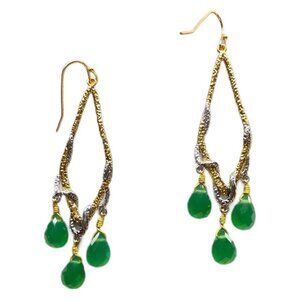 Alexis Bittar Irregular Teardrop Gemstone Earrings